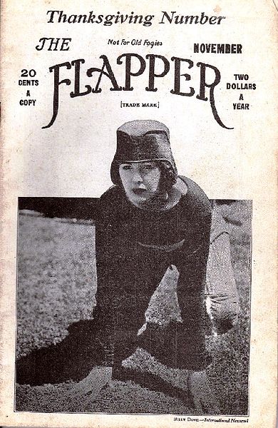 Billie Dove on the cover of The Flapper, Thanksgiving 1922